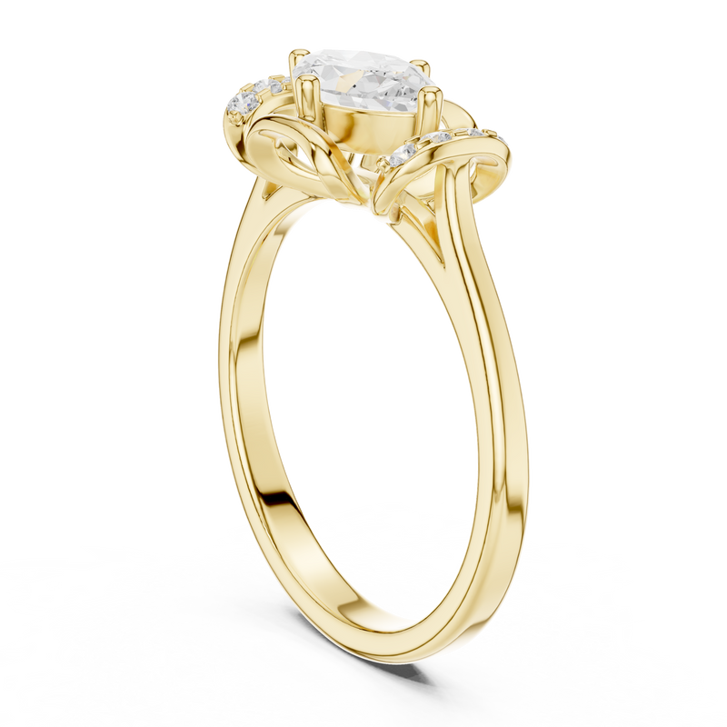 Ladies Ring DDLR-509@7 - Yellow Gold - Image