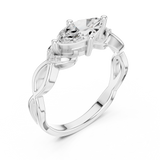 Ladies Ring DDLR-510@7 - White Gold - Image