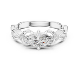 Ladies Ring DDLR-510@7 - White Gold - Image