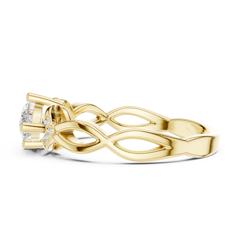Ladies Ring DDLR-510@7 - Yellow Gold - Image