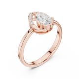 Ladies Ring DDLR-511@7 - Rose Gold - Image
