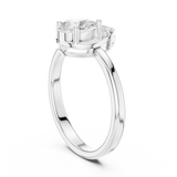 Ladies Ring DDLR-511@7 - White Gold - Image
