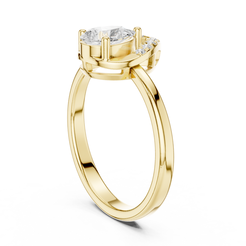 Ladies Ring DDLR-511@7 - Yellow Gold - Image