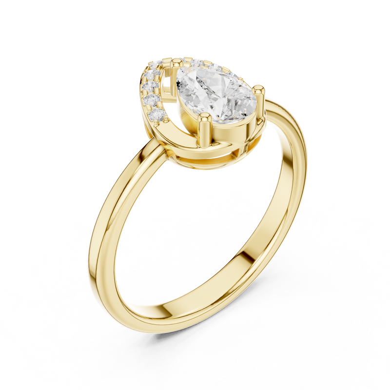 Ladies Ring DDLR-511@7 - Yellow Gold - Image