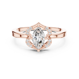 Ladies Ring DDLR-513@7 - Rose Gold - Image