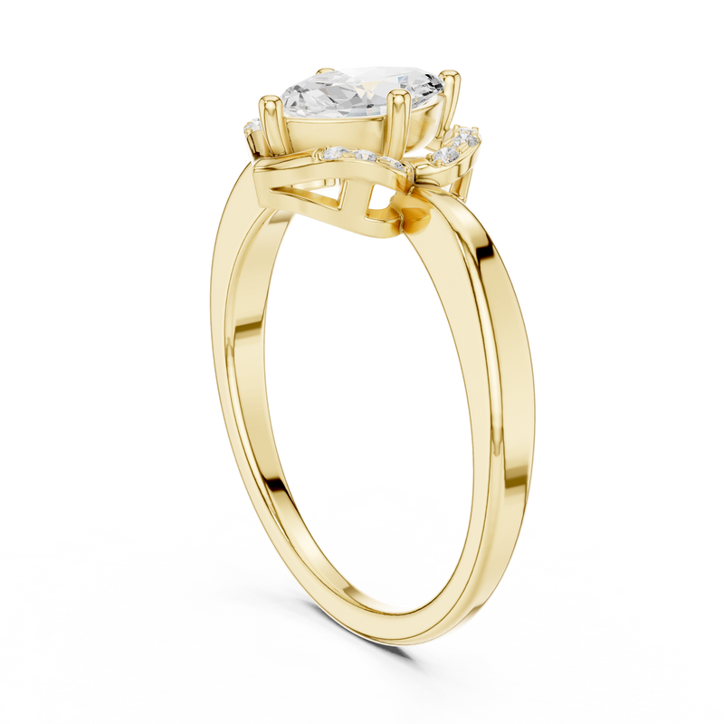 Ladies Ring DDLR-513@7 - Yellow Gold - Image