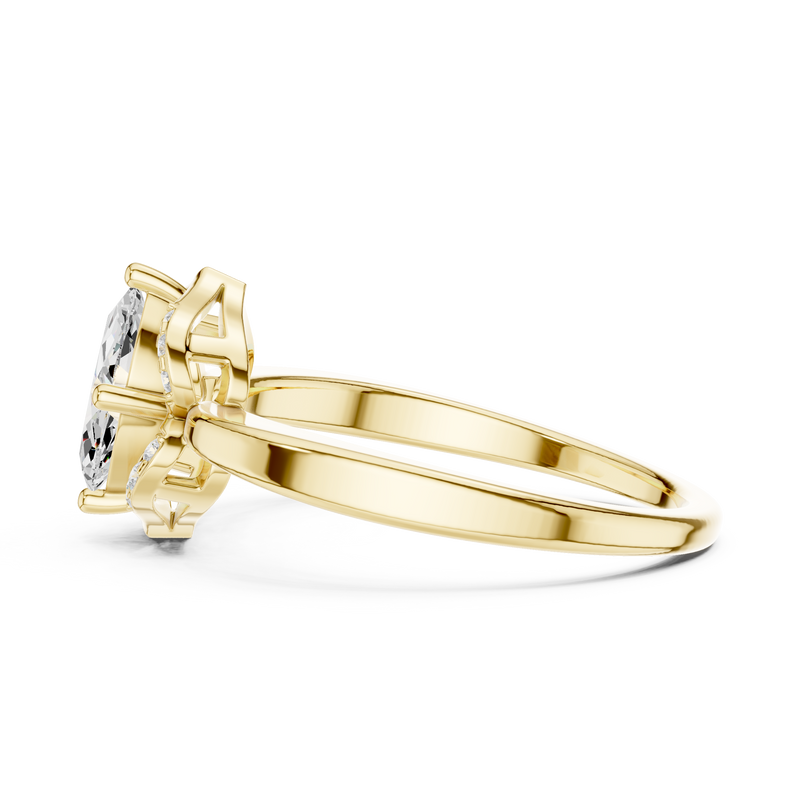Ladies Ring DDLR-513@7 - Yellow Gold - Image