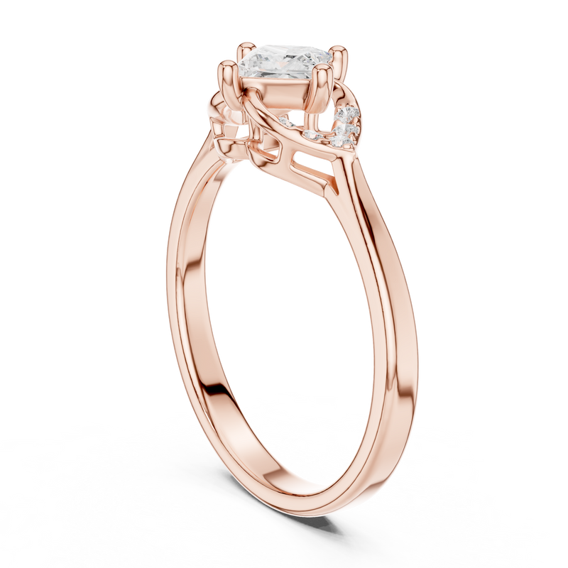 Ladies Ring DDLR-515@7 - Rose Gold - Image