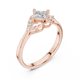 Ladies Ring DDLR-515@7 - Rose Gold - Image