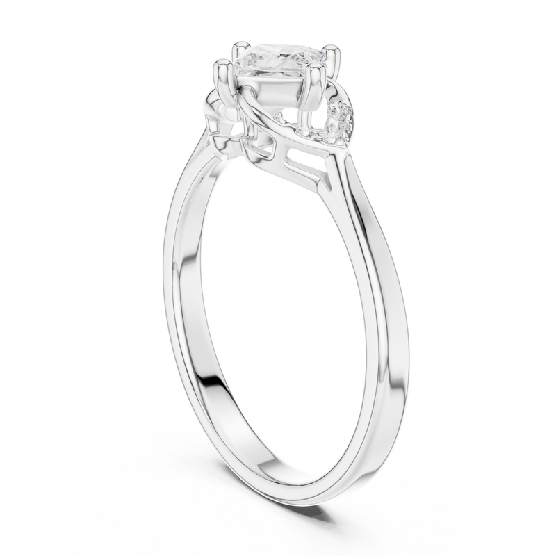 Ladies Ring DDLR-515@7 - White Gold - Image
