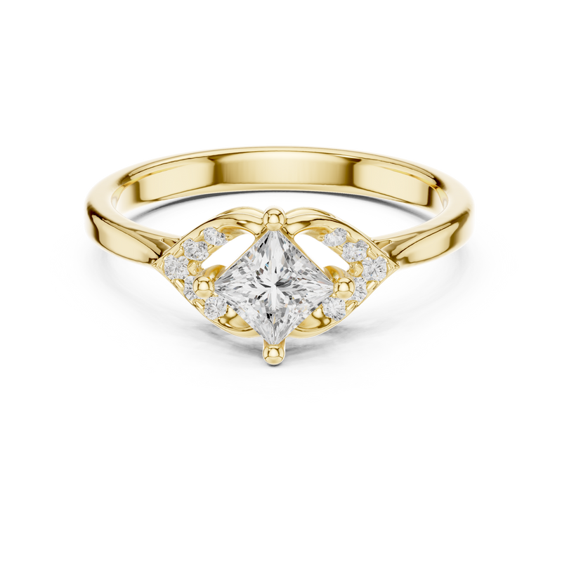 Ladies Ring DDLR-515@7 - Yellow Gold - Image