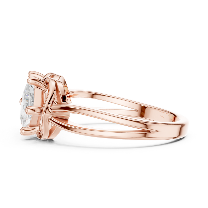 Ladies Ring DDLR-516@7 - Rose Gold - Image