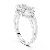 Ladies Ring DDLR-516@7 - White Gold - Image