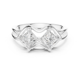 Ladies Ring DDLR-516@7 - White Gold - Image