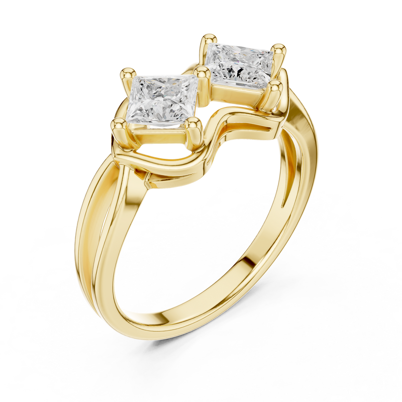 Ladies Ring DDLR-516@7 - Yellow Gold - Image
