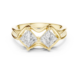 Ladies Ring DDLR-516@7 - Yellow Gold - Image