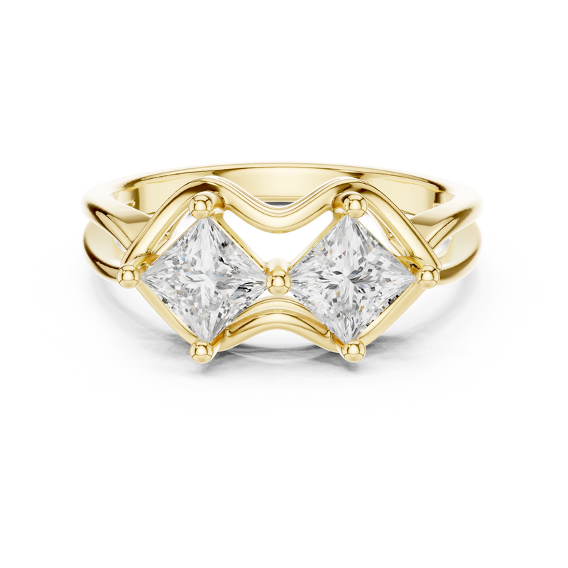 Ladies Ring DDLR-516@7 - Yellow Gold - Image
