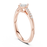 Ladies Ring DDLR-518@7 - Rose Gold - Image