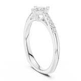 Ladies Ring DDLR-518@7 - White Gold - Image