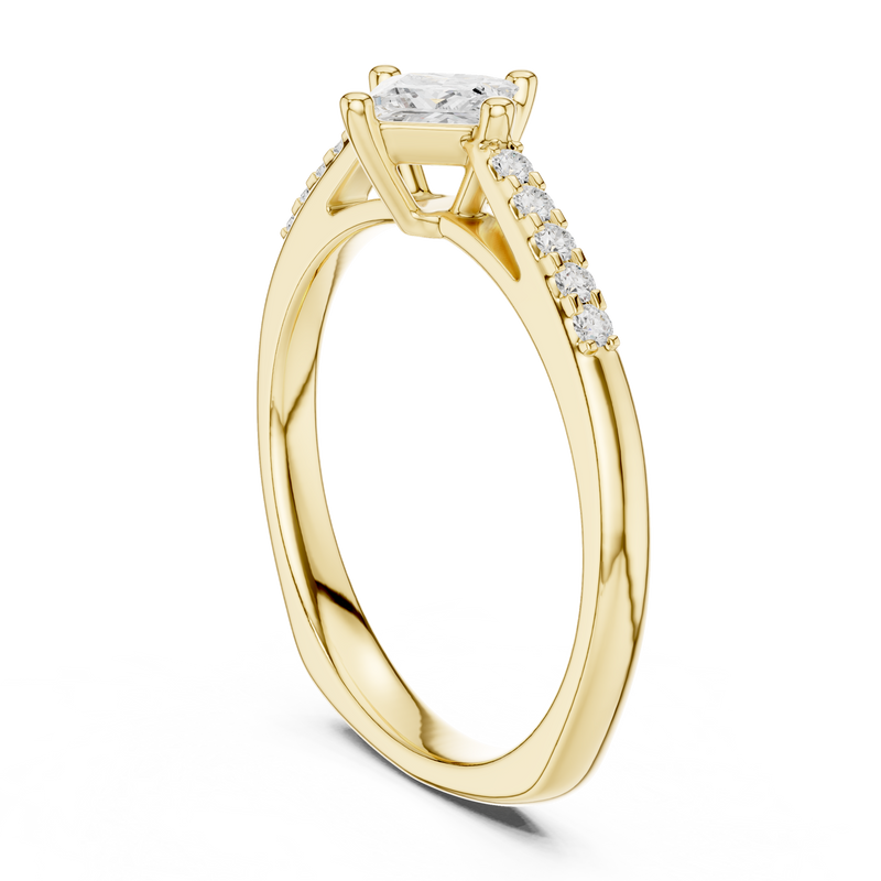 Ladies Ring DDLR-518@7 - Yellow Gold - Image
