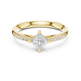 Ladies Ring DDLR-518@7 - Yellow Gold - Image