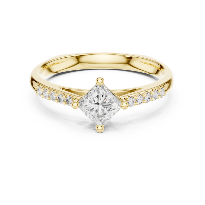Ladies Ring DDLR-518@7 - Yellow Gold - Image
