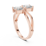 Ladies Ring DDLR-519@7 - Rose Gold - Image