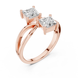 Ladies Ring DDLR-519@7 - Rose Gold - Image