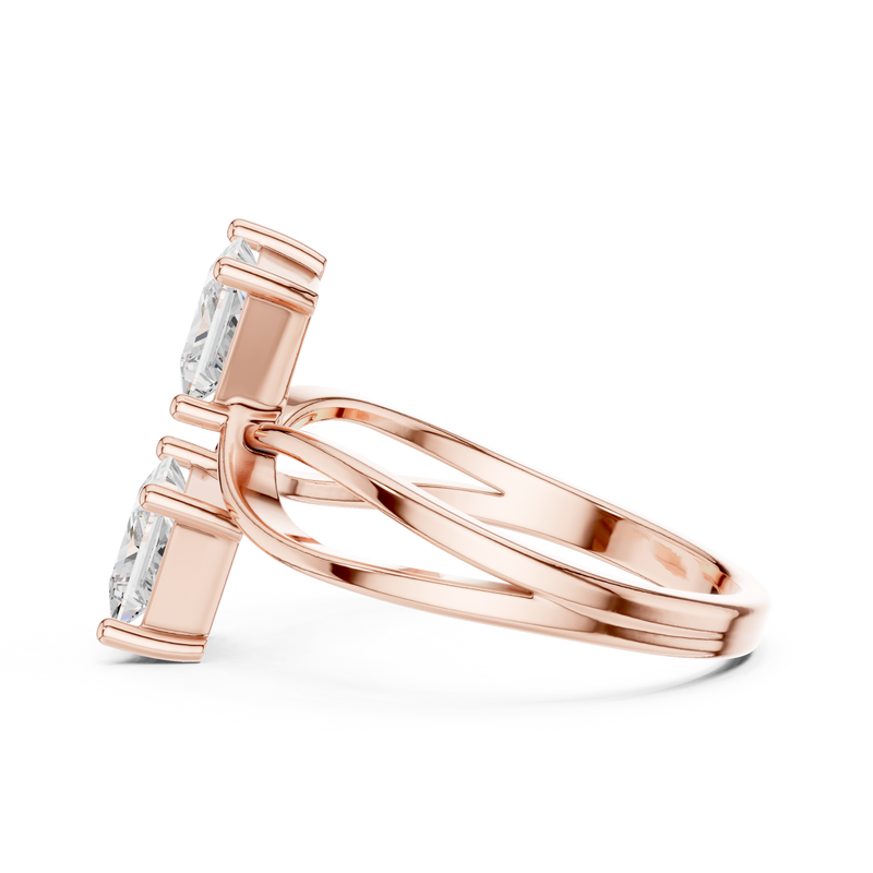 Ladies Ring DDLR-519@7 - Rose Gold - Image
