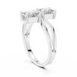 Ladies Ring DDLR-519@7 - White Gold - Image