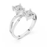 Ladies Ring DDLR-519@7 - White Gold - Image