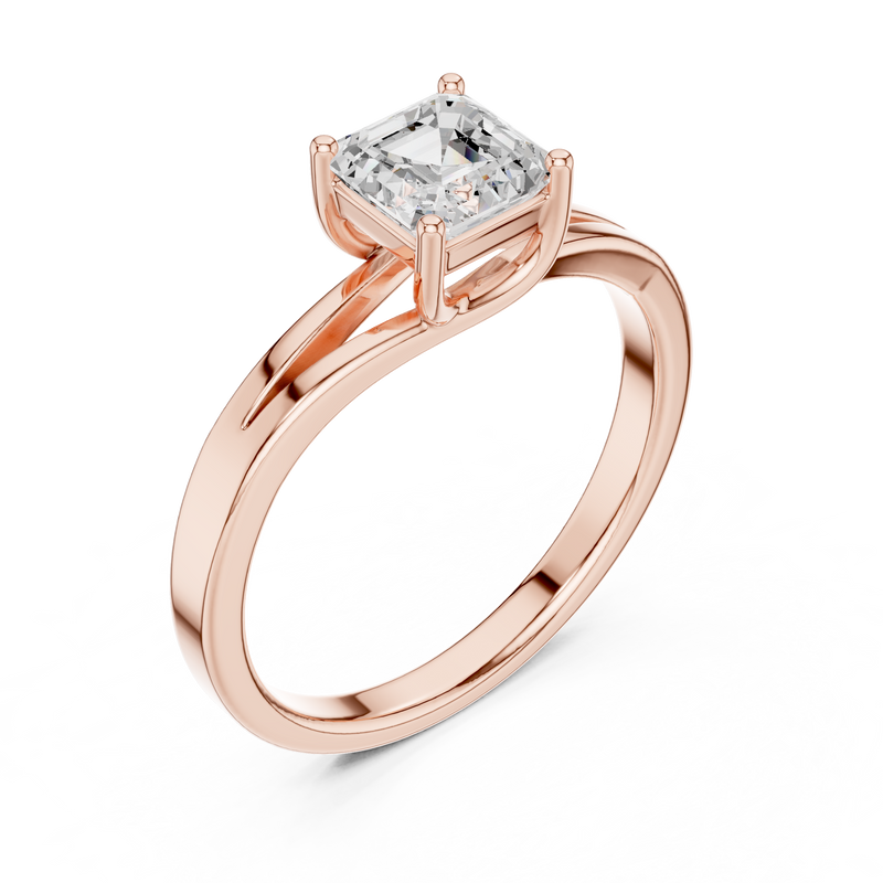 Ladies Ring DDLR-521@7 - Rose Gold - Image