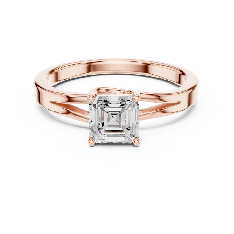 Ladies Ring DDLR-521@7 - Rose Gold - Image