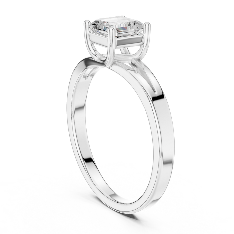 Ladies Ring DDLR-521@7 - White Gold - Image