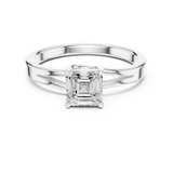 Ladies Ring DDLR-521@7 - White Gold - Image
