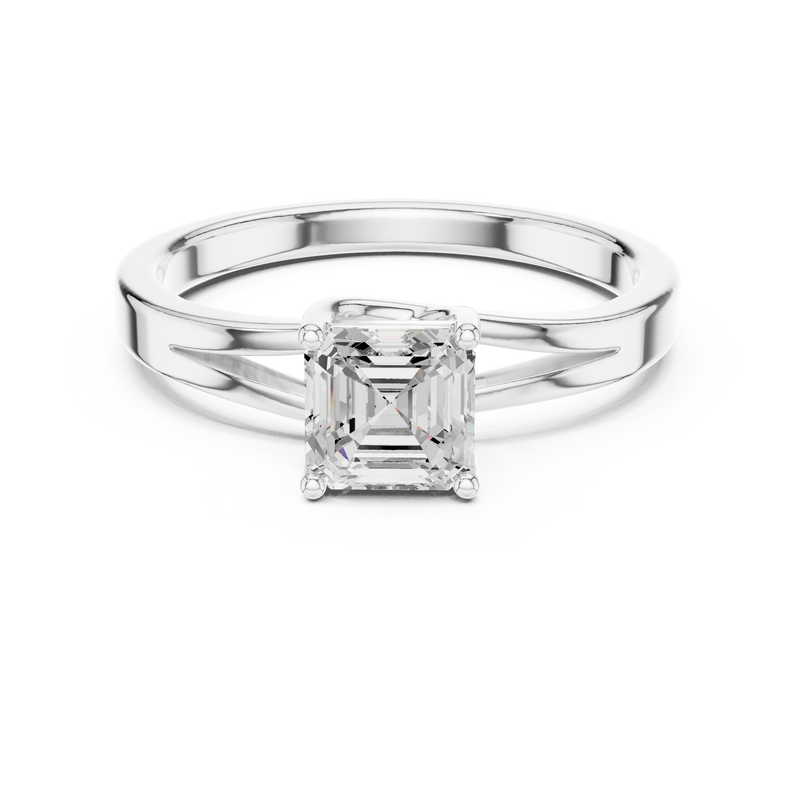 Ladies Ring DDLR-521@7 - White Gold - Image