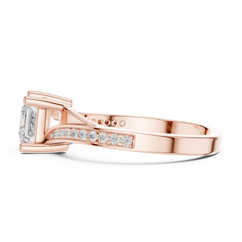 Ladies Ring DDLR-525@7 - Rose Gold - Image