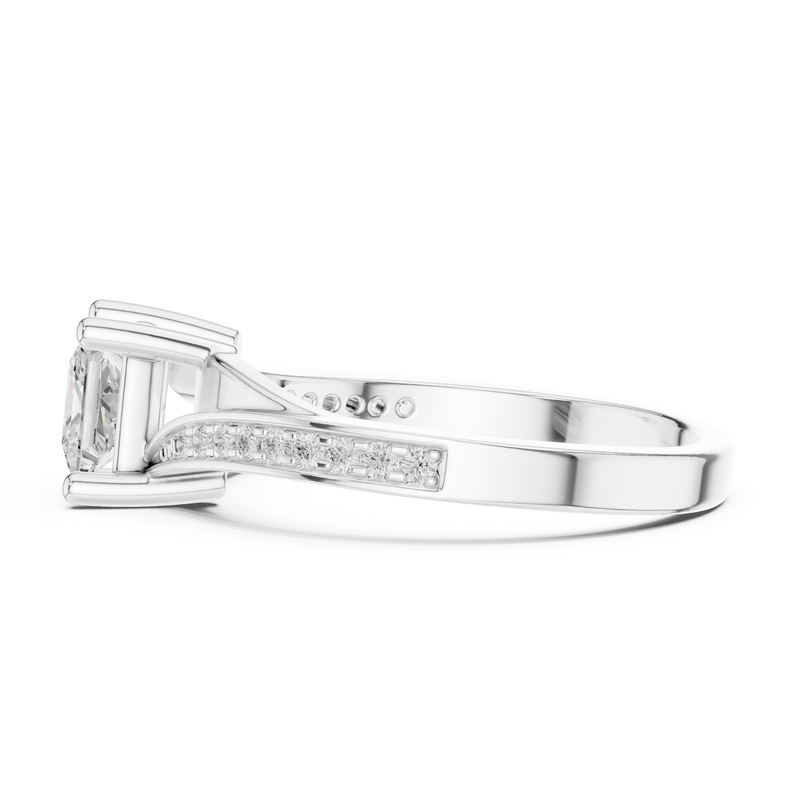 Ladies Ring DDLR-525@7 - White Gold - Image