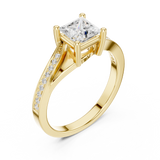 Ladies Ring DDLR-525@7 - Yellow Gold - Image