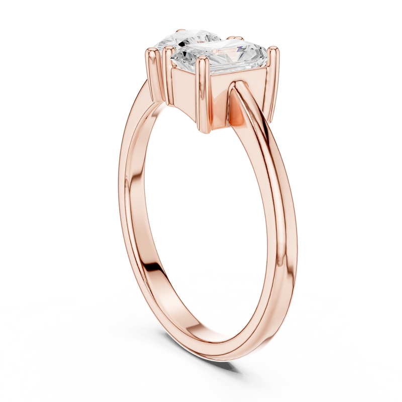 Ladies Ring DDLR-526@7 - Rose Gold - Image