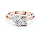Ladies Ring DDLR-526@7 - Rose Gold - Image
