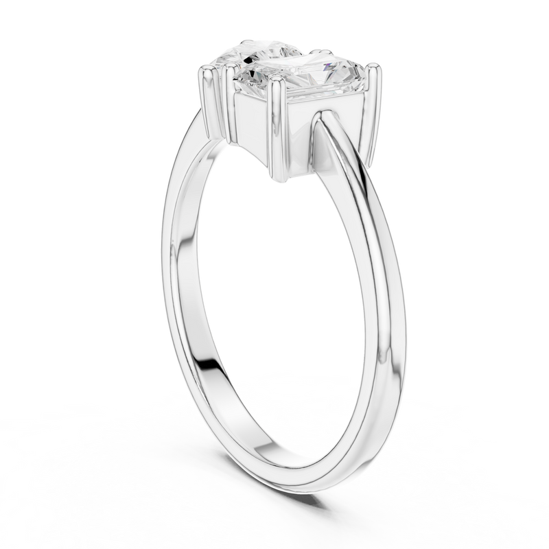 Ladies Ring DDLR-526@7 - White Gold - Image