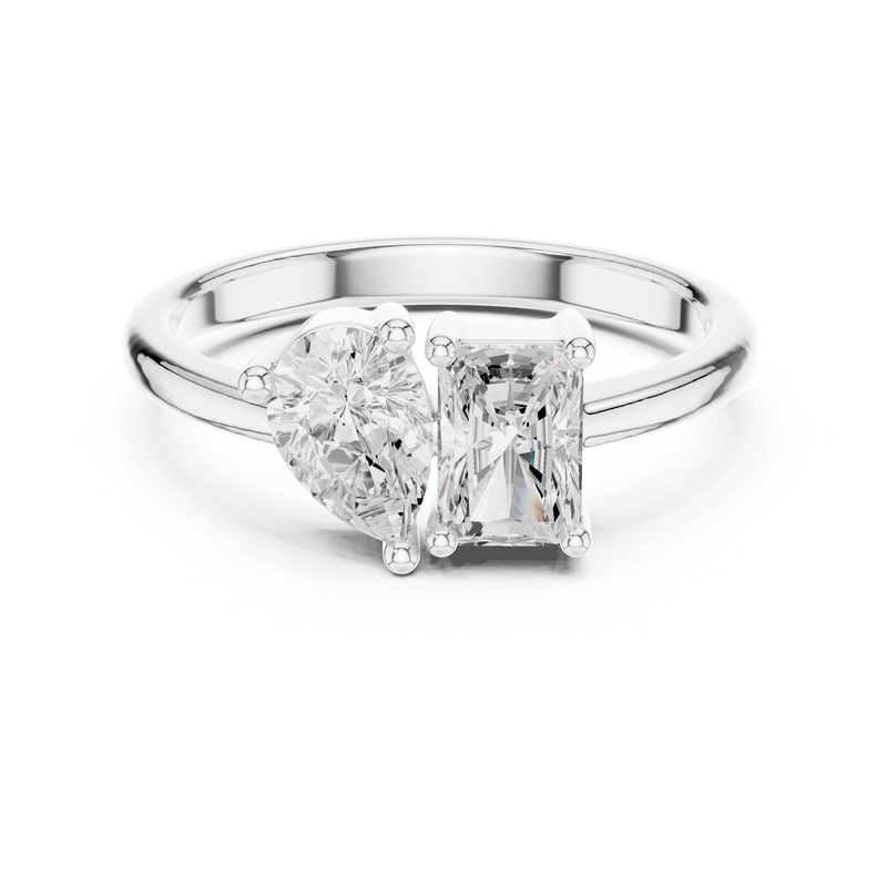 Ladies Ring DDLR-526@7 - White Gold - Image
