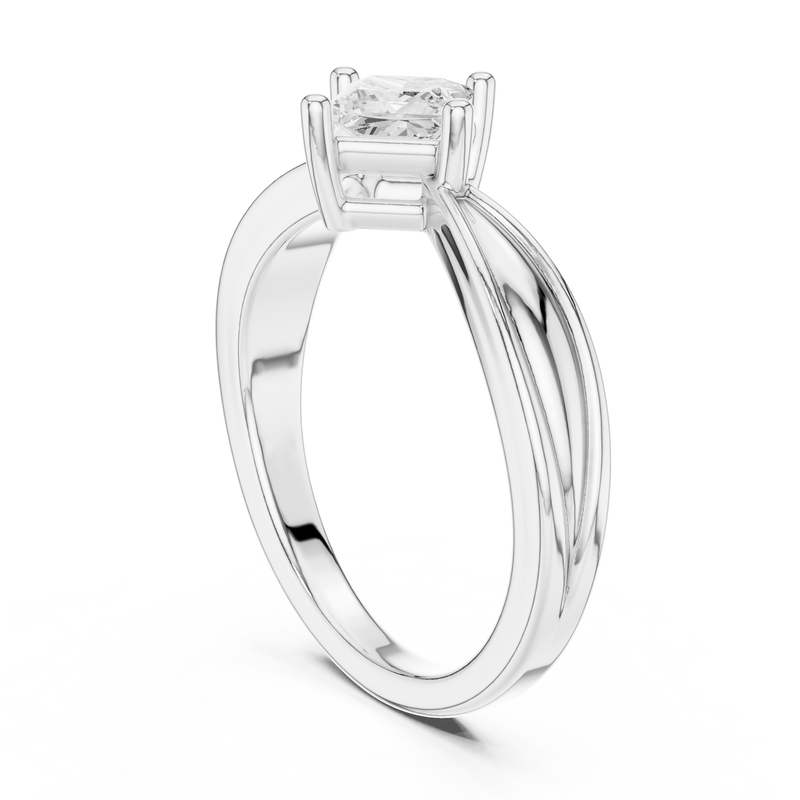 Ladies Ring DDLR-527@7 - White Gold - Image