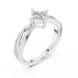 Ladies Ring DDLR-527@7 - White Gold - Image