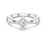Ladies Ring DDLR-527@7 - White Gold - Image