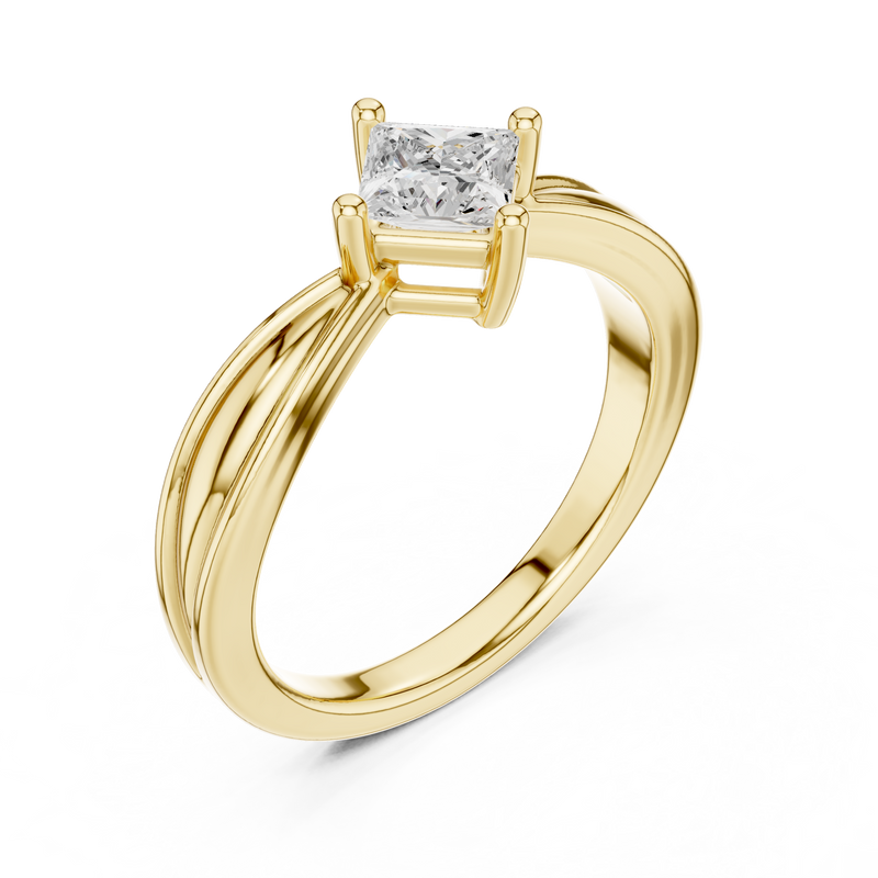 Ladies Ring DDLR-527@7 - Yellow Gold - Image