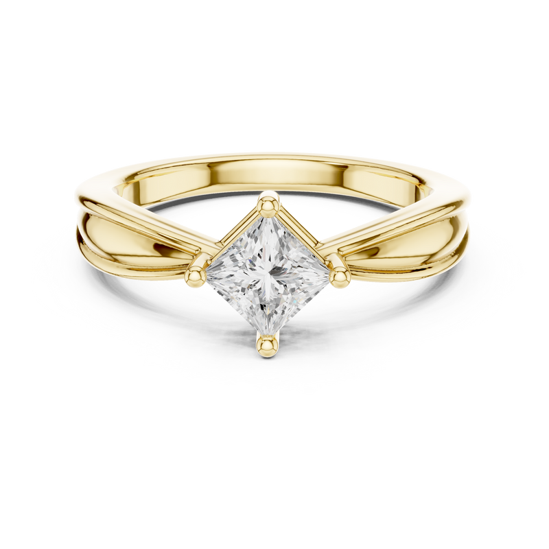Ladies Ring DDLR-527@7 - Yellow Gold - Image