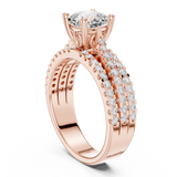 Ladies Ring DDLR-528@7 - Rose Gold - Image