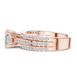 Ladies Ring DDLR-528@7 - Rose Gold - Image